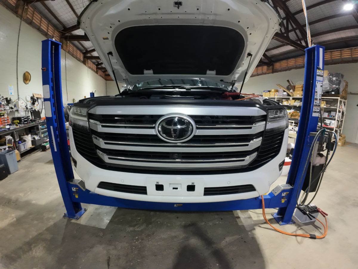 Toyota LandCruiser 300 Series before accessory fit-out
