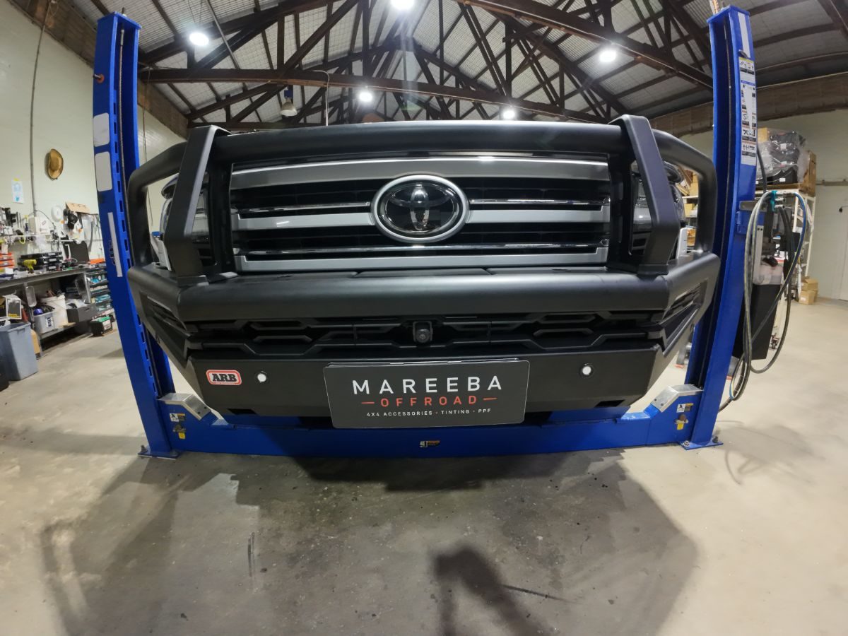 Toyota LandCruiser 300 Series with ARB bull bar fitted