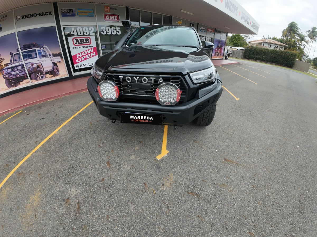 Toyota Hilux GR Sport with driving spotlights fitted