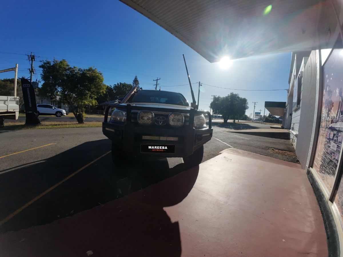 Toyota Hilux before Rhino-Rack platform and light bar fitted