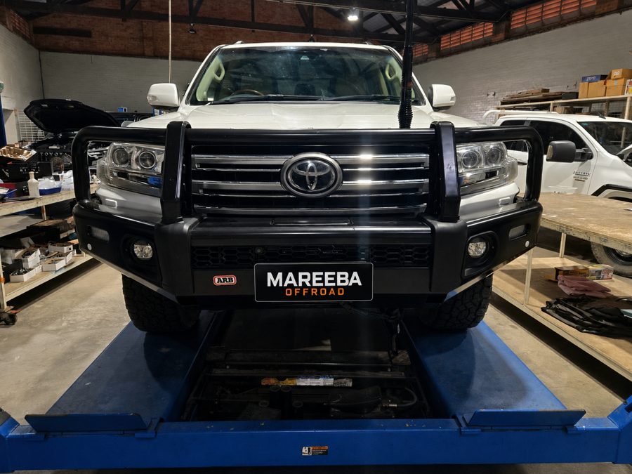 ARB bull bar fitted to Toyota LandCruiser